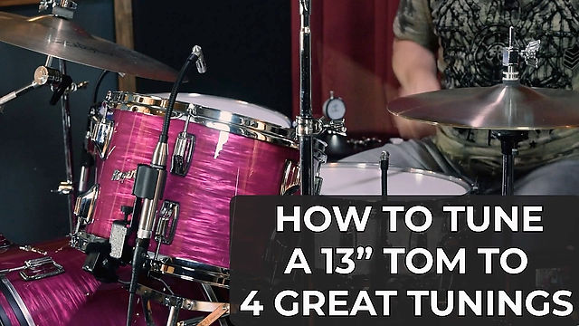 HOW TO TUNE A 13" TOM STEP BY STEP